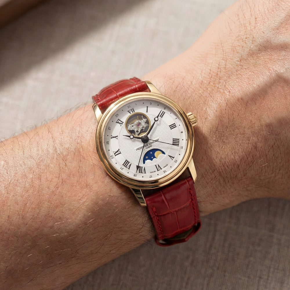 Heritage Croco Strap – Bordeaux