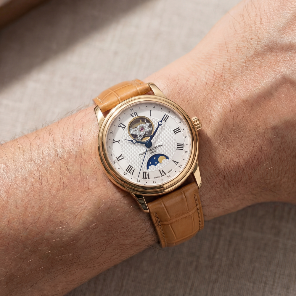 Heritage Croco Strap – Golden Cognac